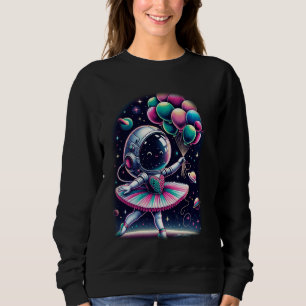Sudadera Astronauta espacial Cute Costume Ballerina Planeta