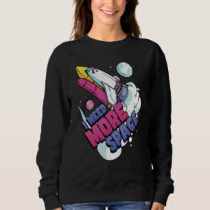 Sudadera Astronauta Espacio Galaxia Explorer Necesito más e