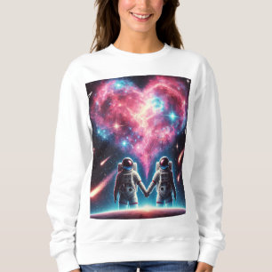 Sudadera Astronauta femenina ama Nebula Sweatshirt