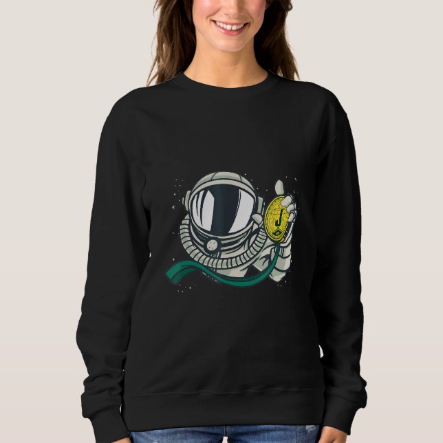 Sudadera Astronauta Jade Holder Diamond Hands For Jade (Anverso)