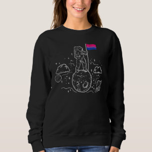Sudadera Astronauta Luna Bisexual Bandera Espacio Lgbtq Org