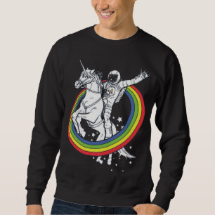 Sudadera Astronauta montando unicornio 