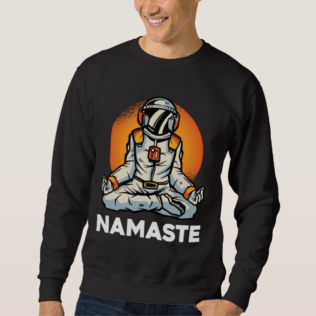 Sudadera Astronauta Namaste (Anverso)