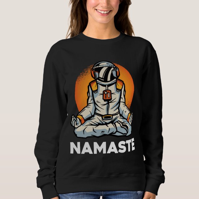 Sudadera Astronauta Namaste (Anverso)