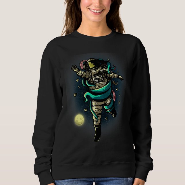 Sudadera Astronauta Octopus Sea Animal Squid Whisperer Astr (Anverso)