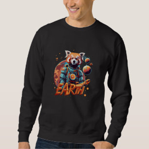 Sudadera Astronauta panda roja