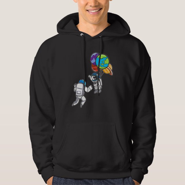 Sudadera Astronauta Planeta Balón Exploración del Espacio U (Anverso)