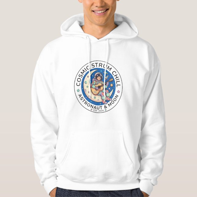 Sudadera Astronauta tocando guitarra (Anverso)