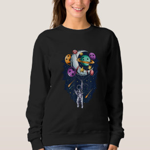 Sudadera Astronauta Vuela Globo Espacial Planetas Luna Gala