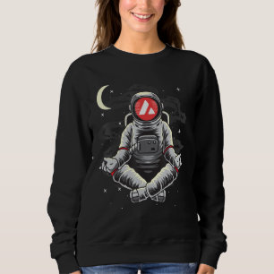 Sudadera Astronauta Yoga Avalanche Avax Moneda Al Llanto De