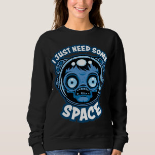 Sudadera Astronauta Zombie Necesita Algo De Espacio