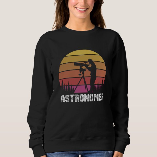 Sudadera Astronomer Telescope Astronomy Science Planets  1 (Anverso)