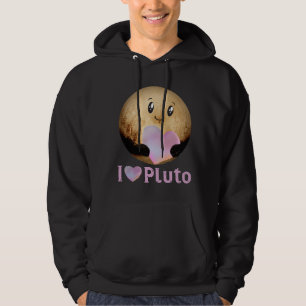 Sudadera Astronomía Amante I Amo Pluto Heart Cute Planet Sp