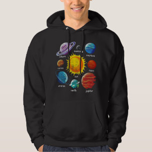 Sudadera Astronomía Aover Kids Astronomy Gift Planets y Su