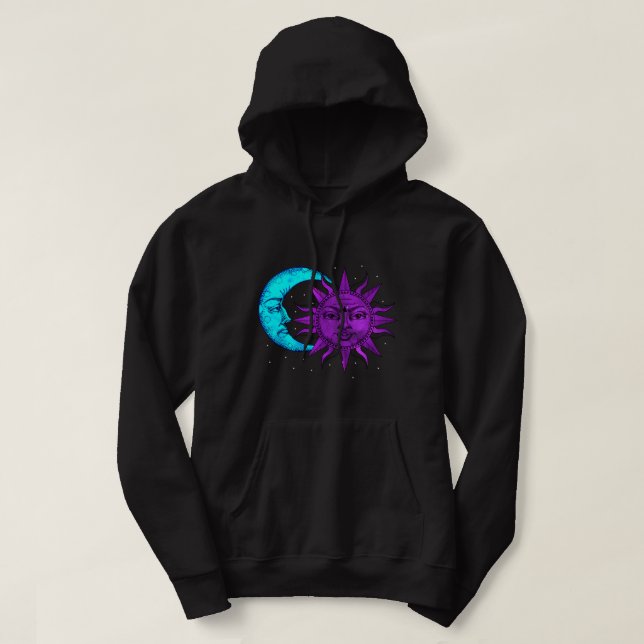 Sudadera Astronomía Astronómica Astronomía De Luna Y Sol (Diseño del anverso)
