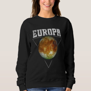 Sudadera Astronomía del sistema solar planetario Europa Moo