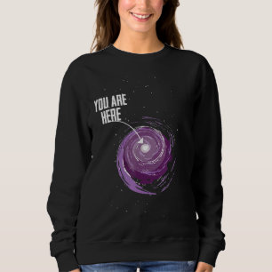 Sudadera Astronomía Galaxy Moon Landing Planets Space Scien