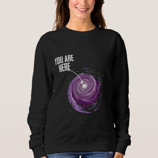 Sudadera Astronomía Galaxy Moon Landing Planets Space Scien (Anverso)