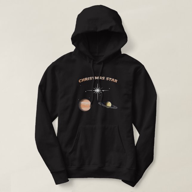 Sudadera Astronomía Júpiter Saturn Star Crossed Planet (Diseño del anverso)