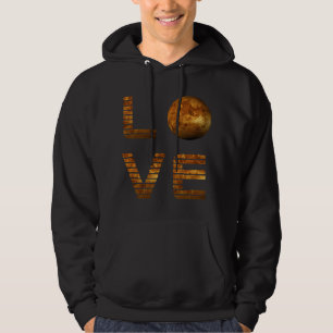 Sudadera Astronomía Lover Love Mars Planet Exploración espa