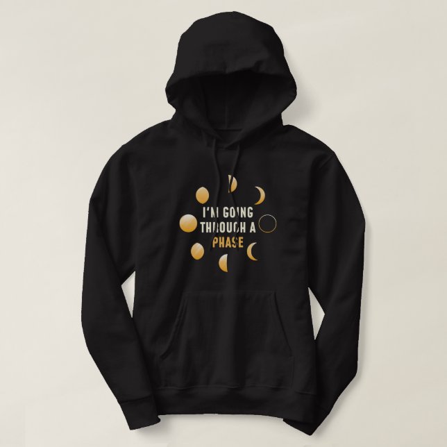 Sudadera Astronomía Lover Moon Fase Científico Gift Idea Un (Diseño del anverso)