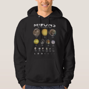 Sudadera Astronomía Lover Moons Sistema Solar Astronomía As