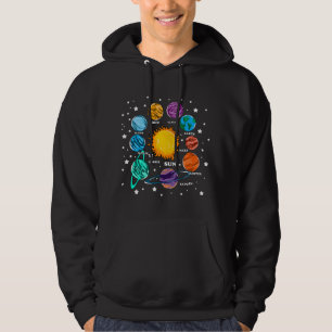 Sudadera Astronomía Lover Niños Sistema Solar Planetas Sun