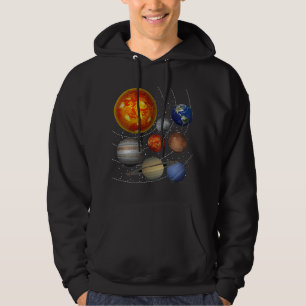Sudadera Astronomía Planetas Lover Sol Galaxia Universo Ext