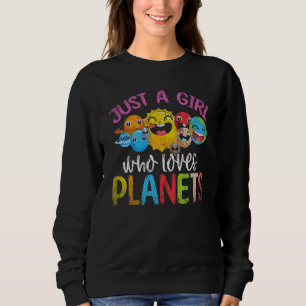 Sudadera Astrónomo Sólo un Chica que ama la ciencia de los