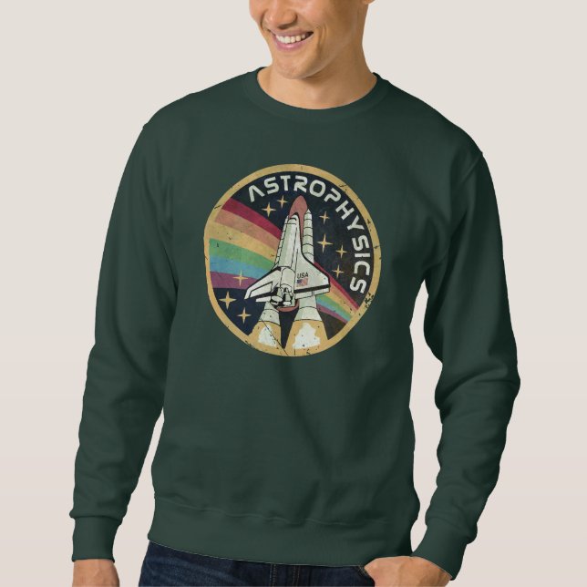 Sudadera Astrophysics Vintage Emblem V02 (Anverso)