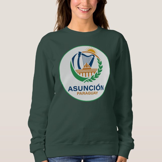 Sudadera Asunción Paraguay Sudamérica (Anverso)