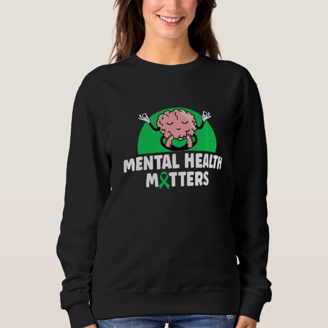 Sudadera Asuntos de salud mental (Anverso)