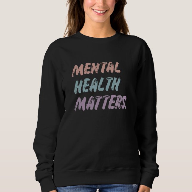Sudadera Asuntos de salud mental (Anverso)