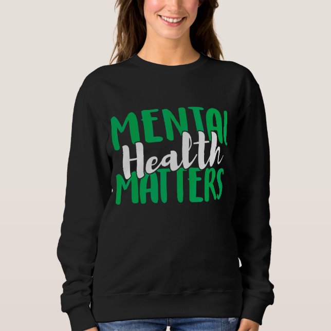 Sudadera Asuntos de salud mental (Anverso)