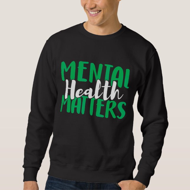 Sudadera Asuntos de salud mental (Anverso)