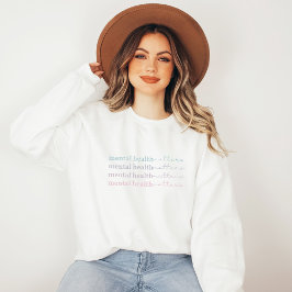 Sudadera Asuntos de salud mental | Cita IV Gris francés