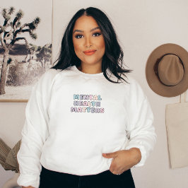 Sudadera Asuntos de salud mental | Cita Koni Gris francés