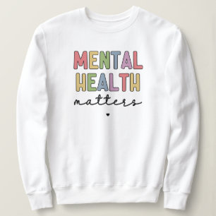 Sudadera Asuntos de salud mental   Concienciación sobre la 