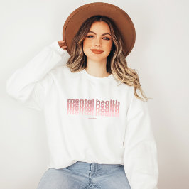 Sudadera Asuntos de salud mental | Poppins Rosa Claro