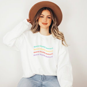 Sudadera Asuntos de salud mental Vejigo retro de barrido