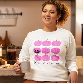 Sudadera Asustado Jack-O'-Lantern con calabazas