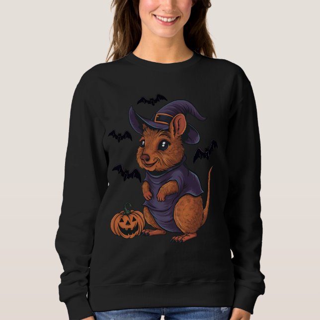 Sudadera Asustado murciélago de calabaza gracioso Gorra de  (Anverso)