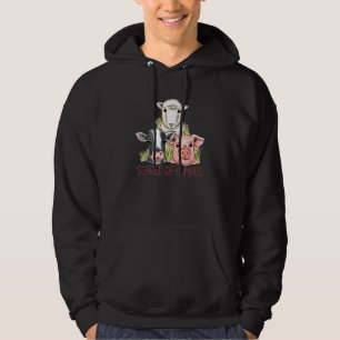 Sudadera Asustado Por El Vegetariano Vegetario Humano