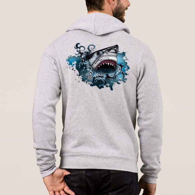Sudadera Ataque a tiburones (Reverso)