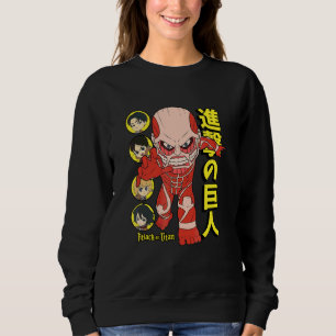 Sudadera Ataque a Titan Temporada 3 Colosal y Personaje Pri