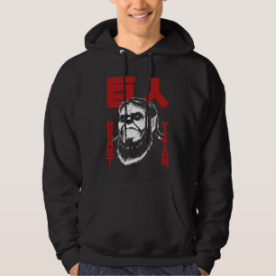 Sudadera Ataque a Titan Temporada 4 Titán Bestia & Kanji Gr