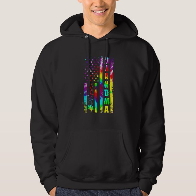 Sudadera Ataque de apoyo a la abuela con reconocimiento de  (Anverso)