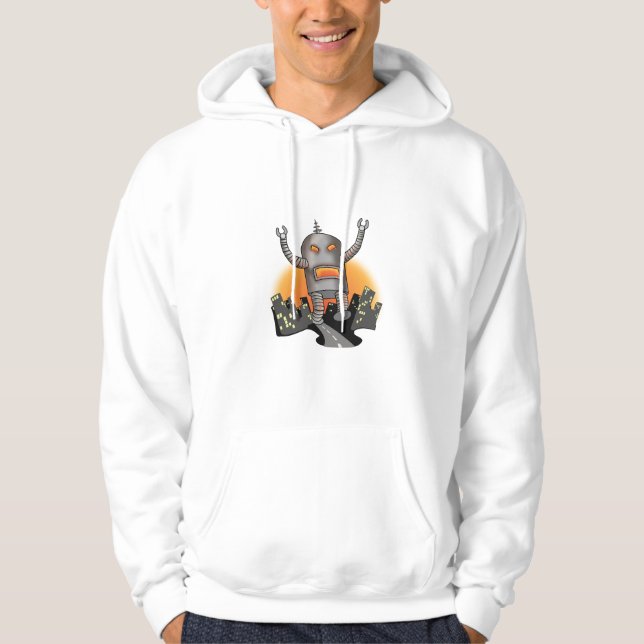 Sudadera Ataque de robots (Anverso)