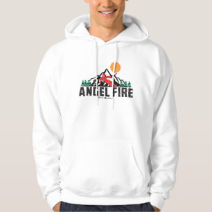 Sudadera Atardecer de esquí de montaña Retro Angel Fire