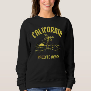 Sudadera Atardecer de palmera en Pacific Beach San Diego